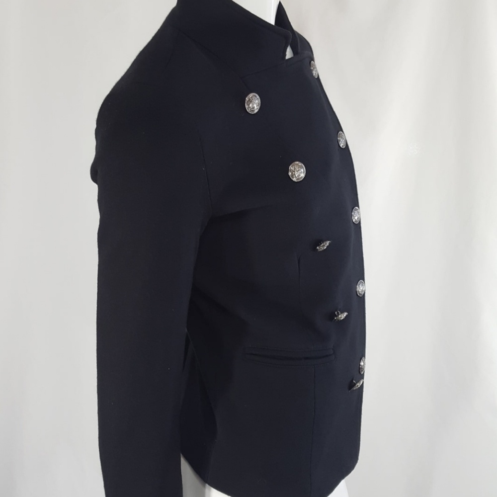 Romeo & Juliet Couture Black Military-Style Double Breasted Blazer - Picture 3 of 7